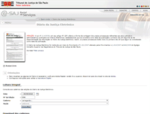 Tablet Screenshot of dje.tjsp.jus.br
