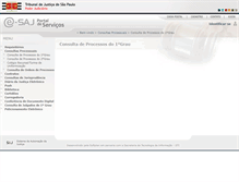 Tablet Screenshot of consulta.tjsp.jus.br